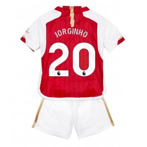 Arsenal Jorginho Frello #20 Dětské Domácí dres komplet 2023-24 Krátký Rukáv (+ trenýrky)